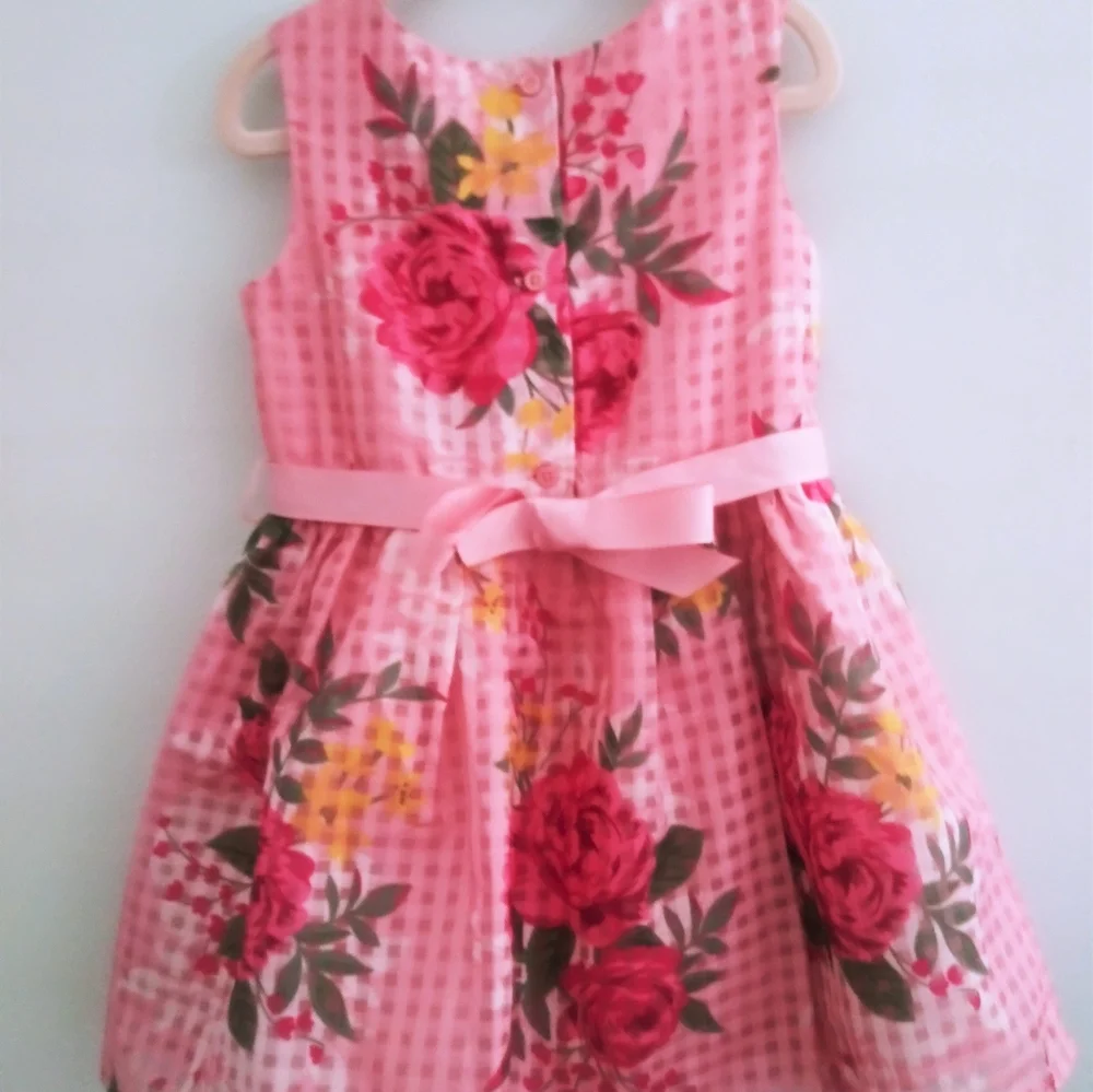 The Children's Place Pink Floral Dress, Size 4T, NWOT